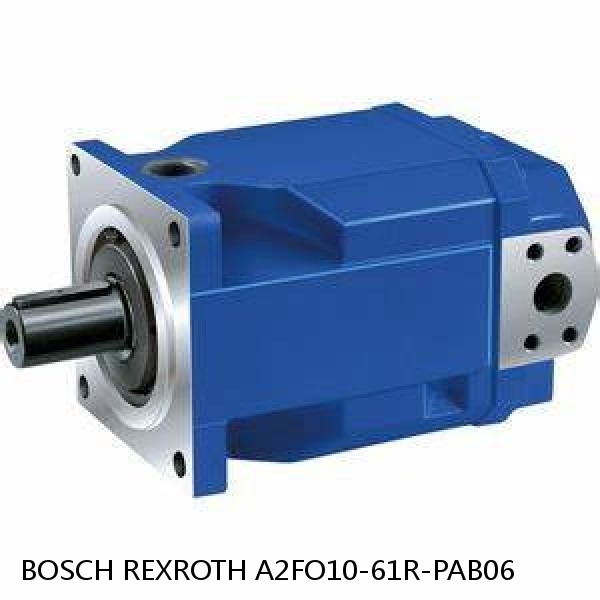 A2FO10-61R-PAB06 BOSCH REXROTH A2FO FIXED DISPLACEMENT PUMPS