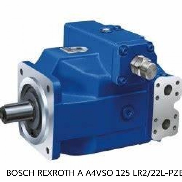 A A4VSO 125 LR2/22L-PZB13N00-SO476 BOSCH REXROTH A4VSO VARIABLE DISPLACEMENT PUMPS