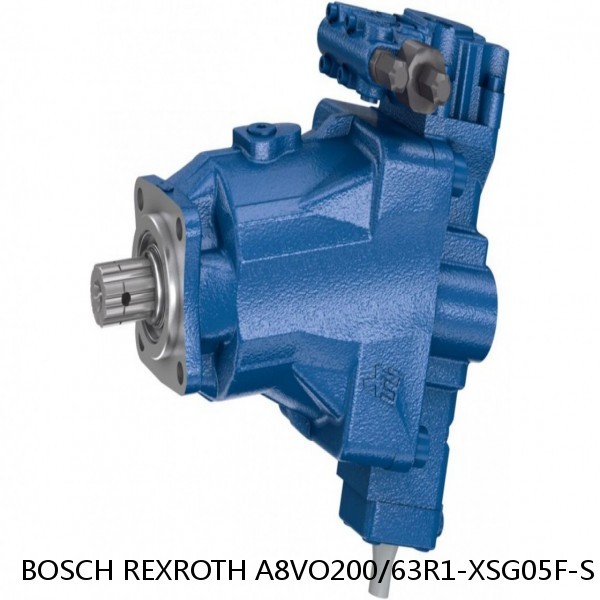 A8VO200/63R1-XSG05F-S 27031.9563 BOSCH REXROTH A8VO VARIABLE DISPLACEMENT PUMPS
