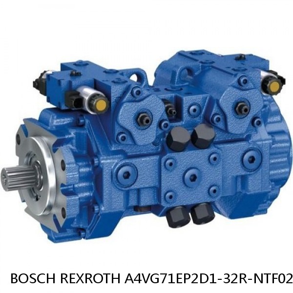 A4VG71EP2D1-32R-NTF02F011S BOSCH REXROTH A4VG VARIABLE DISPLACEMENT PUMPS